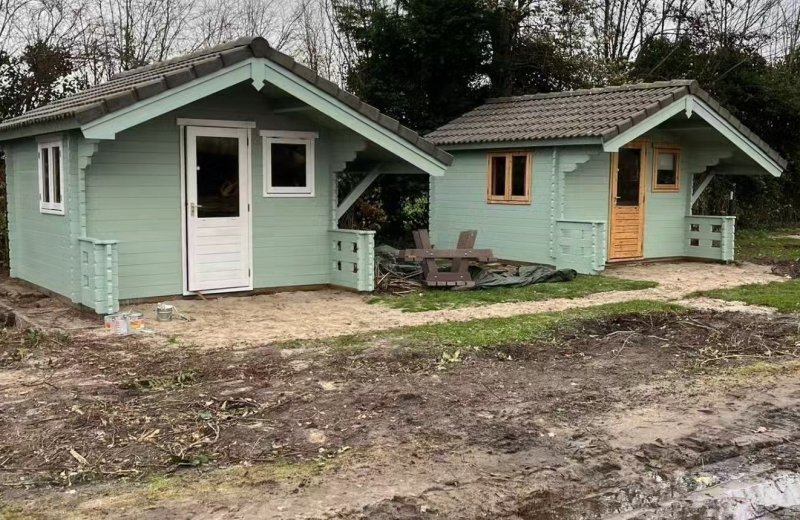 Koningshof holland nouveau look pour les cabanes en bois 3